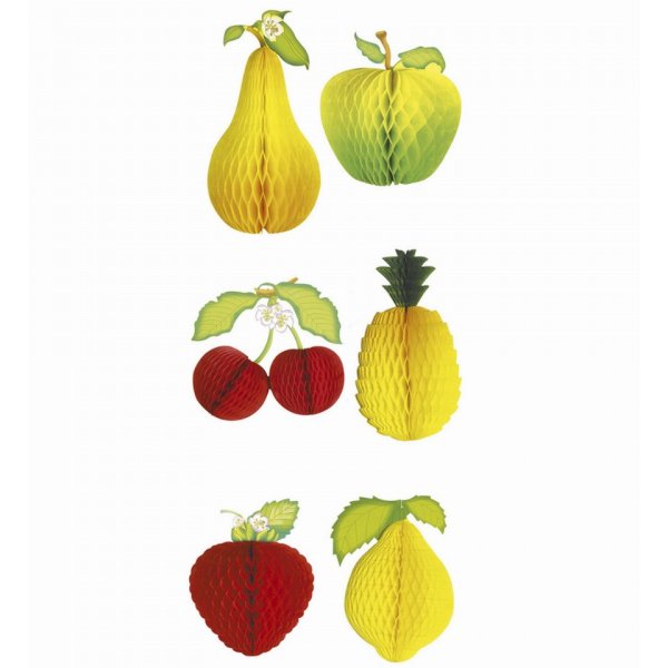 Αποκριάτικο Σετ με Διακοσμητικά Φρούτα - 3 Σχέδια