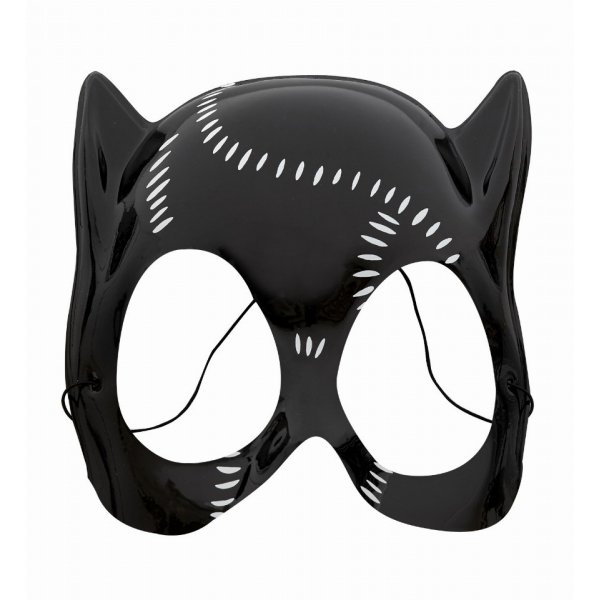 Αποκριάτικη Μάσκα Ματιών Γάτα Μαύρη