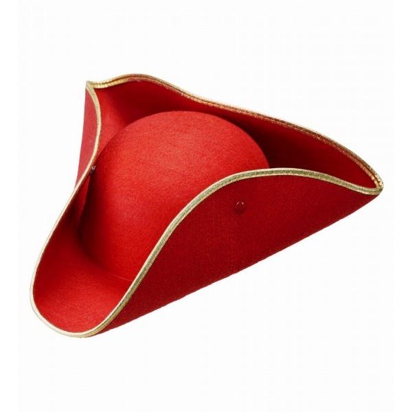 Αποκριάτικο Αξεσουάρ Καπέλο Εποχής, Κόκκινο