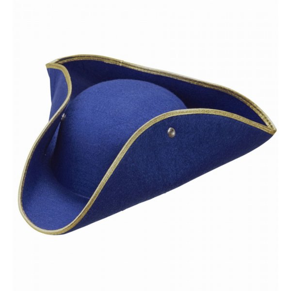 Αποκριάτικο Αξεσουάρ Καπέλο Εποχής, Μπλε