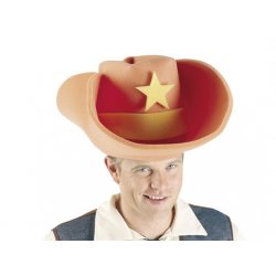 Αποκριάτικο Αξεσουάρ Καπέλο Giant Foam Cowboy