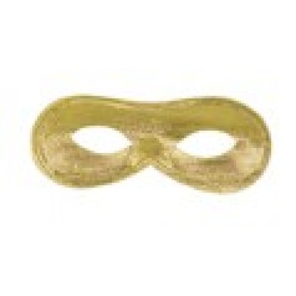 Αποκριάτικη Μάσκα Ματιών Ντόμινο (Χρυσή)