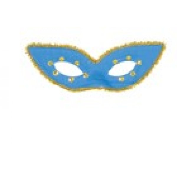 Αποκριάτικη Μάσκα Ματιών με Μύτες (Μπλε)