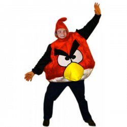 Αποκριάτικη Στολή Angry Bird Κόκκινο για παιδιά