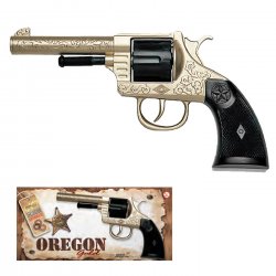 Αποκριάτικο Μεταλλικό Όπλο Edison Oregon (22cm)