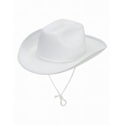 Αποκριάτικο Λευκό Καπέλο Cowgirl