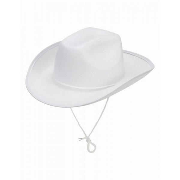 Αποκριάτικο Λευκό Καπέλο Cowgirl